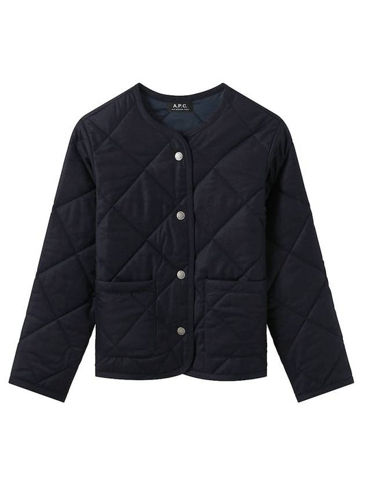 Women's CLAIRE Jacket WVBBL F02768 IAK DARK NAVY 039ny - A.P.C. - BALAAN.