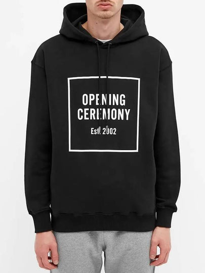 Opening Ceremony Men's Box Logo Slim Black Hoodie YMBB001F20FLE002 1002 - OPENING CEREMONY - BALAAN 2