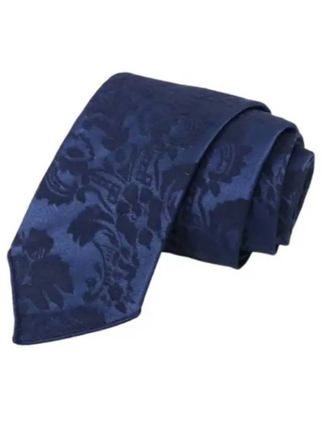 Neck Tie Navy CP Floral Damask Satin 24F1H006 PS416 KT043 - ENGINEERED GARMENTS - BALAAN 1