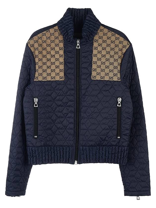 GG Detail Quilted Padding Blue - GUCCI - BALAAN 2