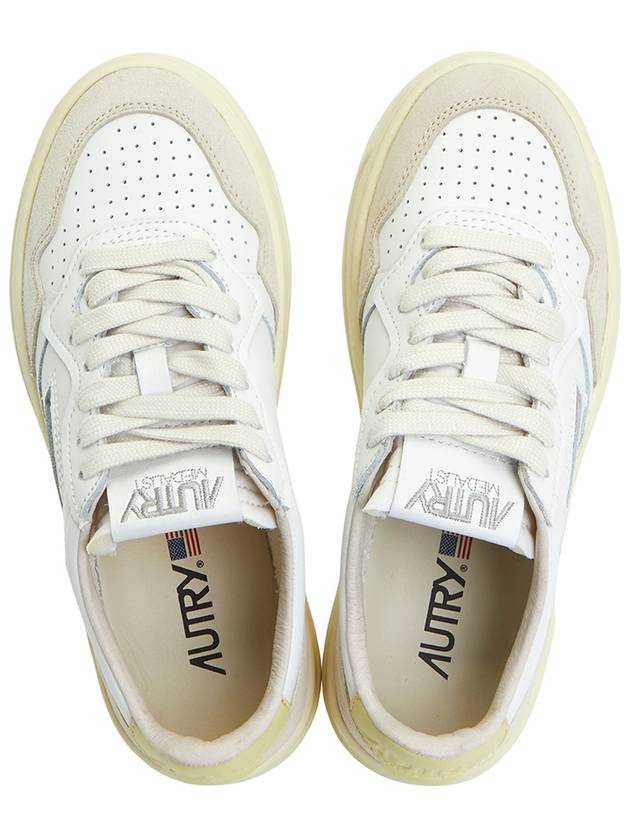 Medalist Women's Low Top Sneakers Yellow White - AUTRY - BALAAN 3