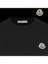 Kids Short Sleeve T Shirt Black 8C00033 83907 999 8Y 10Y - MONCLER - BALAAN 4