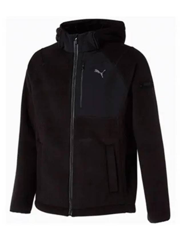 X Fleece B D Hooded Jacket 932586 01 - PUMA - BALAAN 1