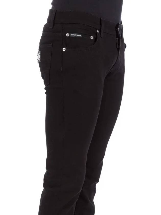 Denim Straight Jeans Black - DOLCE&GABBANA - BALAAN 5