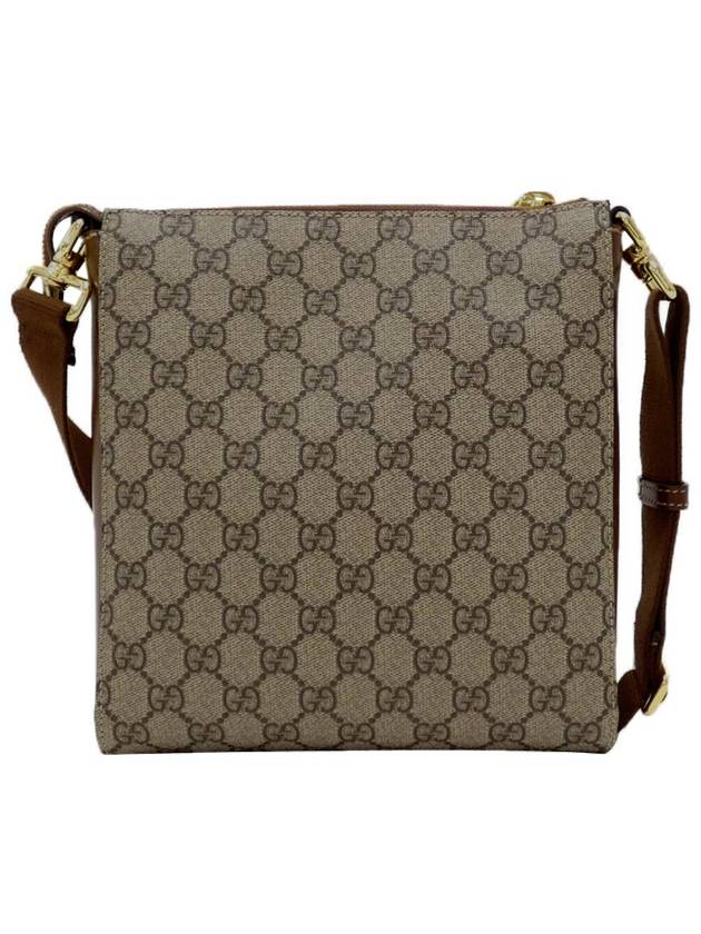 GG Superme Canvas Messenger Bag Beige Ebony - GUCCI - BALAAN 3