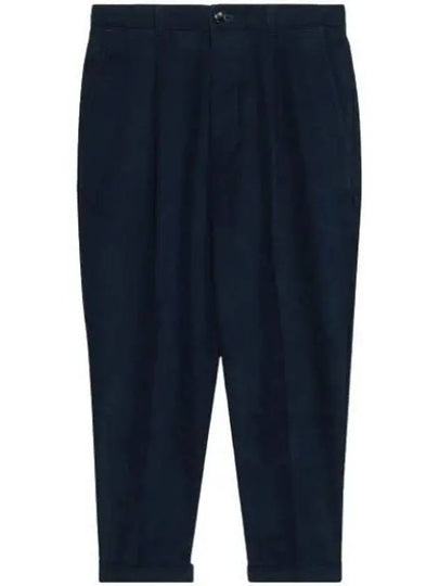 Men's Carrot Straight Pants Night Blue - AMI - BALAAN 2