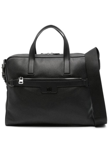 Lettering Logo Briefcase Black - HUGO BOSS - BALAAN 1