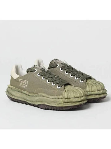 Blakey VL OG Sole Canvas Low Top Sneakers Khaki - MIHARA YASUHIRO - BALAAN 1