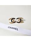 CC Logo Earrings Vintage Gold Black ABC944 - CHANEL - BALAAN 7