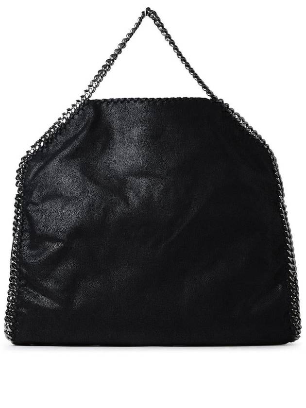 Falabella Fold Over Tote Bag Silver Black - STELLA MCCARTNEY - BALAAN 4