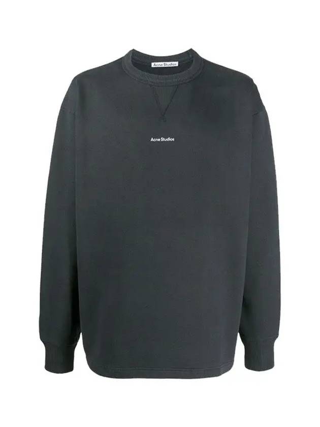 Lettering Logo Sweatshirt Black - ACNE STUDIOS - BALAAN 3