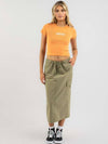 AU Australia SOUL RIB Crop T Shirt ST121000 Apricot WOMENS - STUSSY - BALAAN 2