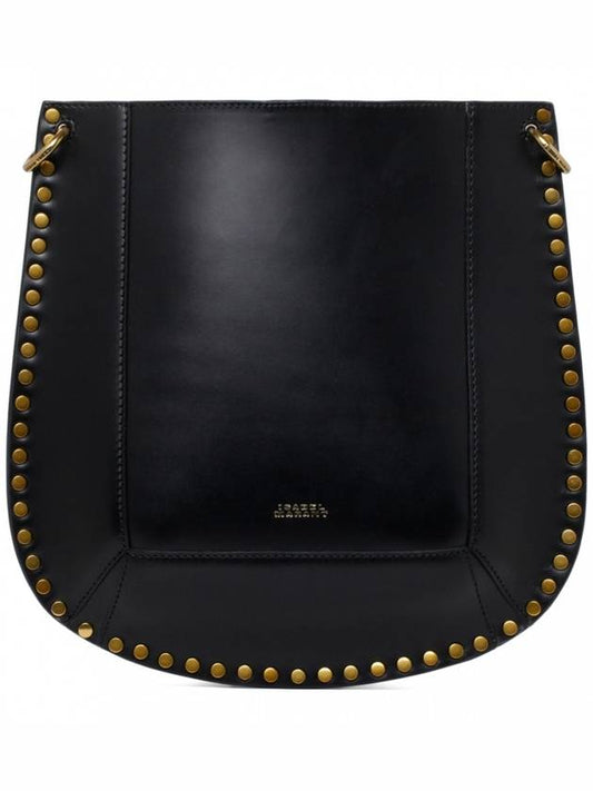 Oskan Hobo Leather Shoulder Bag Black - ISABEL MARANT - BALAAN 2