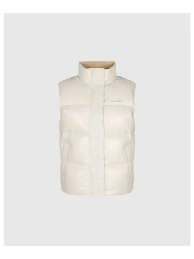 TRAVISMATHEW Women s Perfect Down Vest Ivory - TRAVIS SCOTT - BALAAN 1