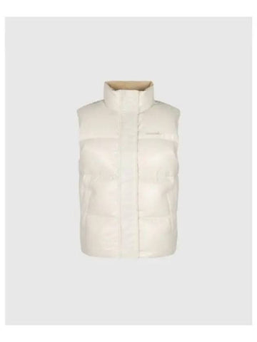 TRAVISMATHEW Women s Perfect Down Vest Ivory - TRAVIS SCOTT - BALAAN 1