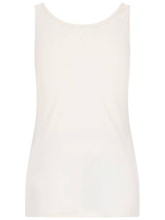 Cotton Rib Sleeveless - SAINT LAURENT - BALAAN 3