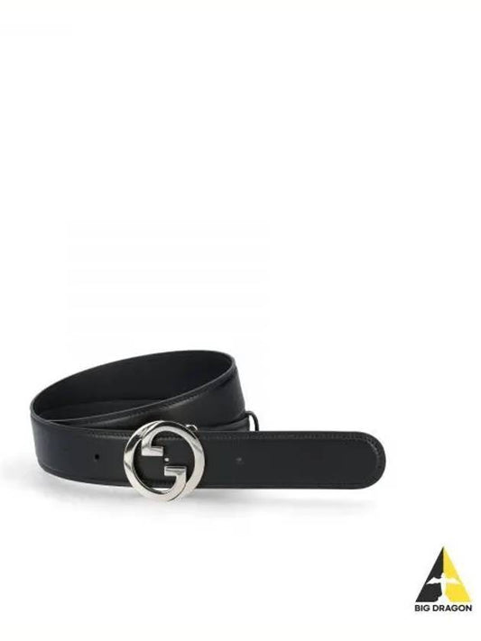 Blondie Leather Belt Black - GUCCI - BALAAN 2