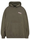 Political Campaign Oversized Fit Hoodie Green - BALENCIAGA - BALAAN 2