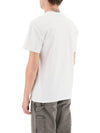 Men's Chase Mini Embroid Logo Short Sleeve T-Shirt White - CARHARTT WIP - BALAAN 5