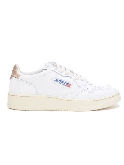 Medalist Goatskin Low Top Sneakers Gold White - AUTRY - BALAAN 2