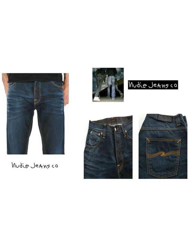 Hank Rey Faded Coated Indigo - NUDIE JEANS CO - BALAAN 5