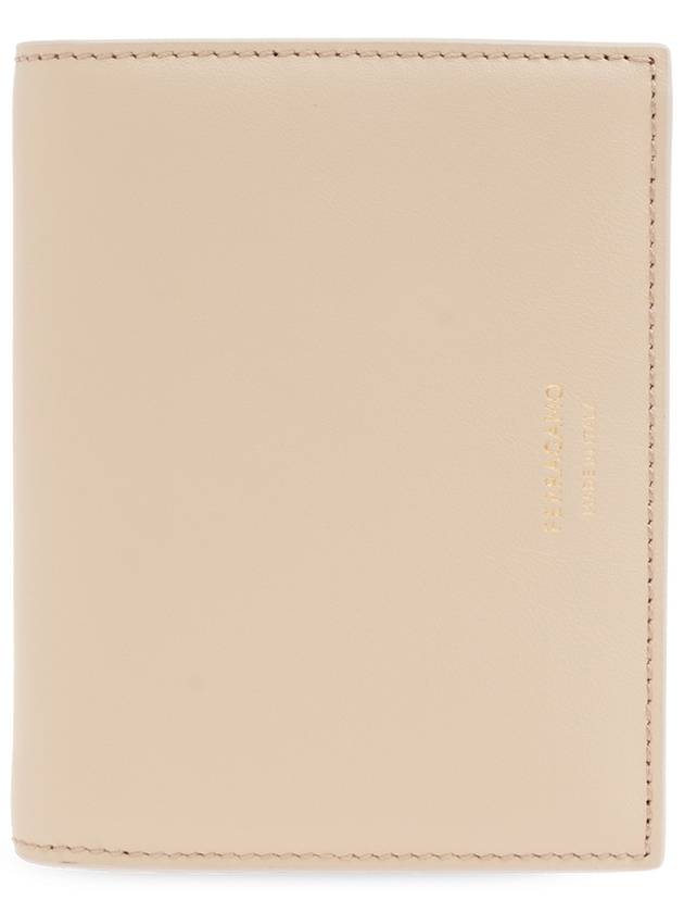 FERRAGAMO Leather Wallet, Women's, Cream - SALVATORE FERRAGAMO - BALAAN 1