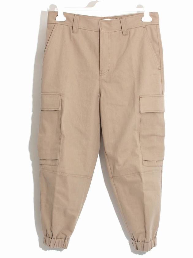 Banding Cargo Pocket Track Pants Beige - AMI - BALAAN 2