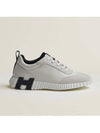 Graphic Mesh Suede Low Top Sneakers Blanc - HERMES - BALAAN 2