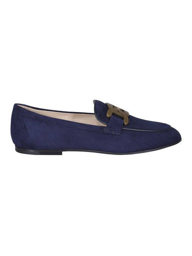 Women's Kate Suede Loafers Blue - TOD'S - BALAAN 1