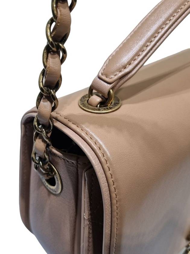 Women s A93461 Beige Leather Coco Curve Medium Tote Bag Shoulder - CHANEL - BALAAN 6