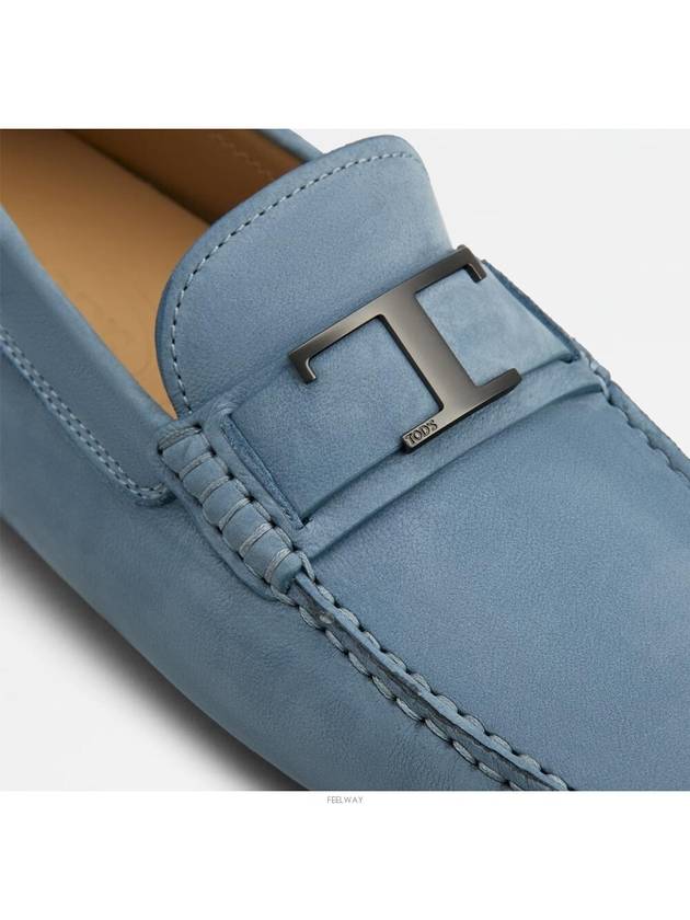 Gommino Nubuck Driving Shoes Light Blue - TOD'S - BALAAN 3