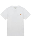 Baby Fox Patch Regular Short Sleeve T-Shirt White - MAISON KITSUNE - BALAAN 2