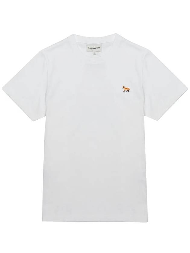 Baby Fox Patch Regular Short Sleeve T-Shirt White - MAISON KITSUNE - BALAAN 2