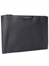 Antigona Large Leather Clutch Bag Black - GIVENCHY - BALAAN 4