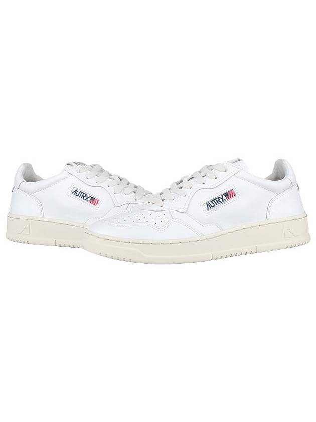 Medalist Leather Low Top Sneakers White - AUTRY - BALAAN 2