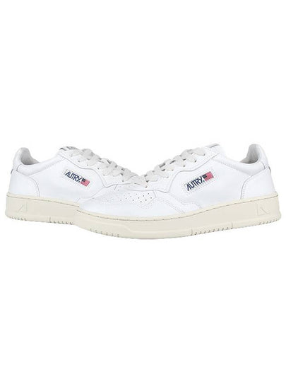 Medalist Leather Low Top Sneakers White - AUTRY - BALAAN 2