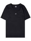 logo print short sleeve t-shirt black - CP COMPANY - BALAAN 11