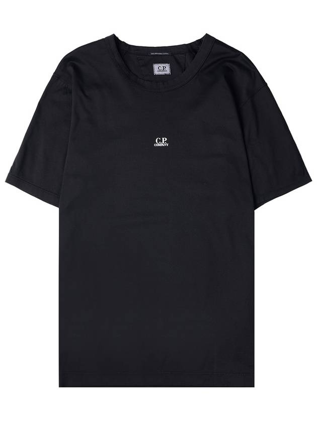 logo print short sleeve t-shirt black - CP COMPANY - BALAAN 2