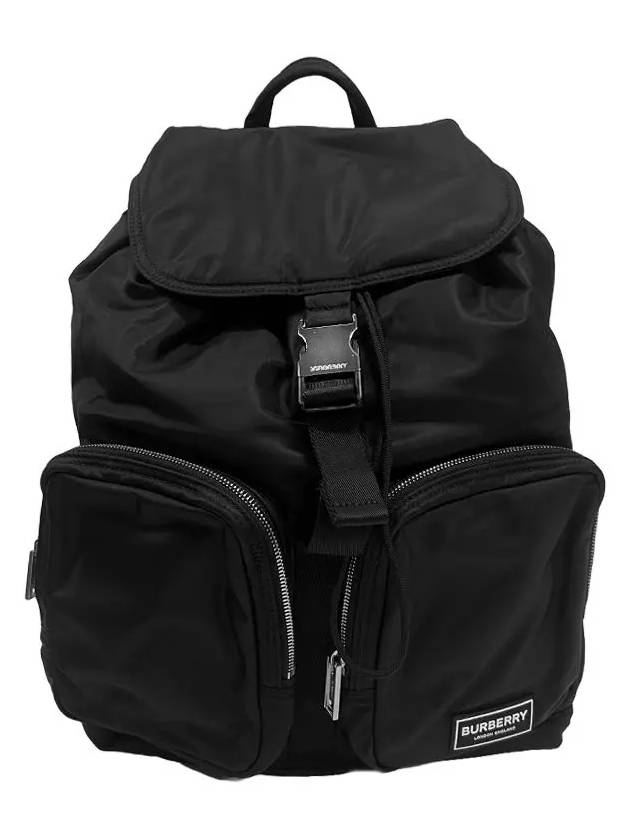 Nylon Backpack Black - BURBERRY - BALAAN 1