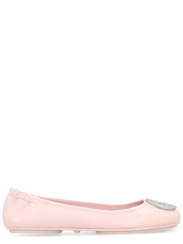 Minnie Leather Flat Pink - TORY BURCH - BALAAN 2