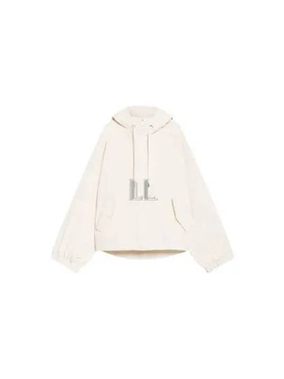 Pariseo Hooded Windbreaker Ivory - MAX MARA - BALAAN 2