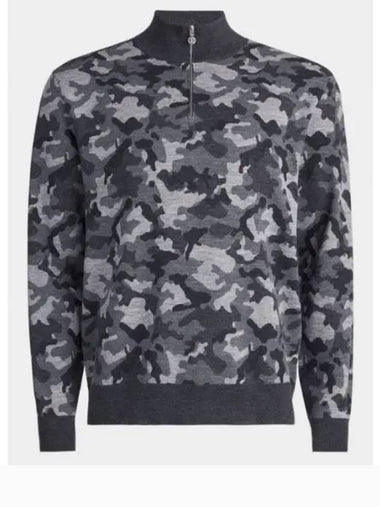 G FORE 24 CAMO JAQCUARD V NECK MERINO WOOL QRT ZIP SWEATER GMS000006 CCAM Men s jacquard quarter - G/FORE - BALAAN 1