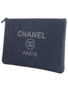 A81981 Canvas Deauville New Medium Clutch 33443Y 2 - CHANEL - BALAAN 2