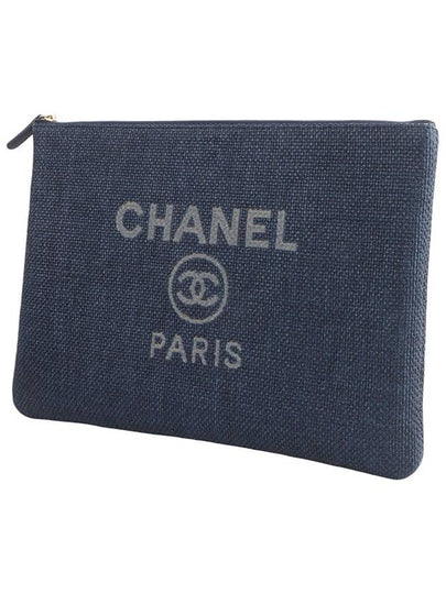 A81981 Canvas Deauville New Medium Clutch 33443Y 2 - CHANEL - BALAAN 2