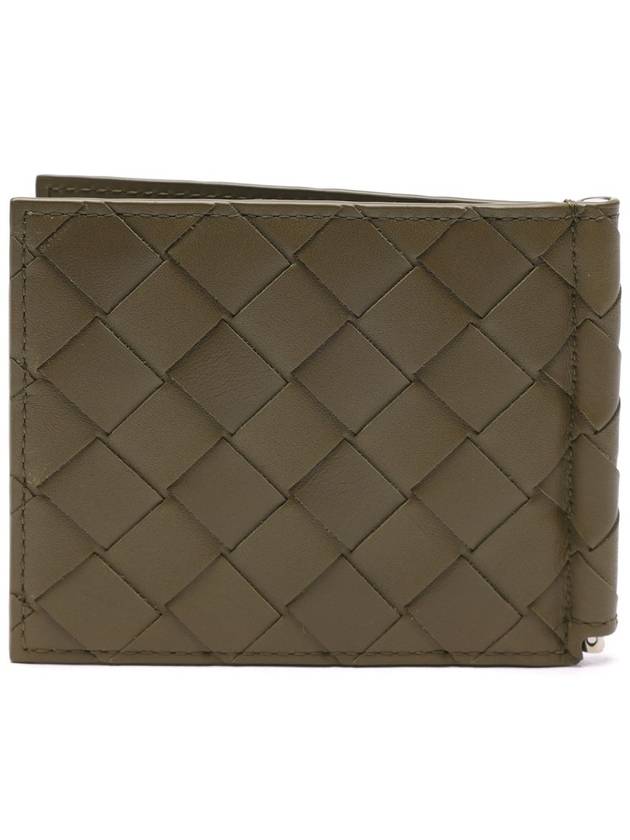 Intrecciato Money Clip Half Wallet Mud - BOTTEGA VENETA - BALAAN 5