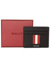 Talbyn Leather Card Wallet Black - BALLY - BALAAN 6