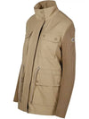 Patch Pocket Cotton Cardigan Light Beige - MONCLER - BALAAN 5