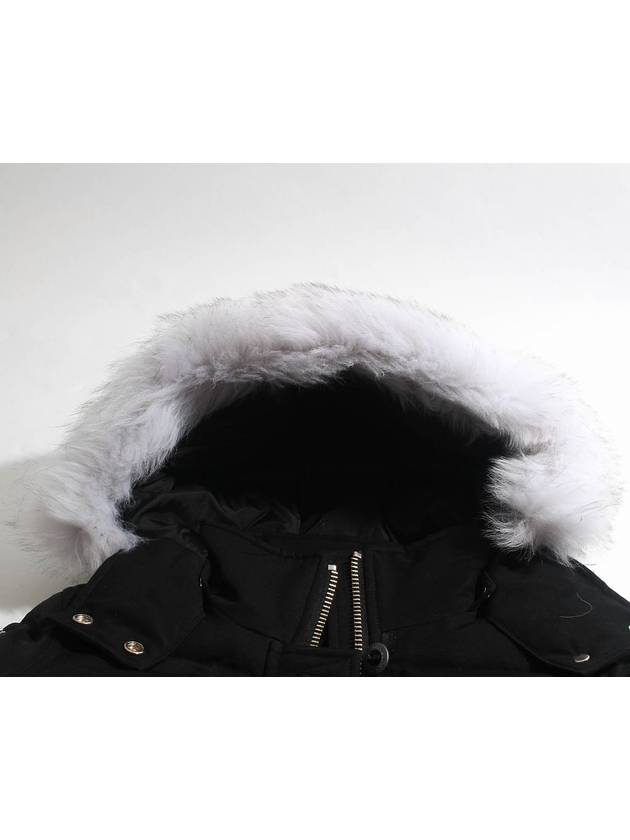 Original Threequarter Jacket White Fur Black - MOOSE KNUCKLES - BALAAN 5