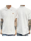 Fox Head Patch Classic Polo Shirt White - MAISON KITSUNE - BALAAN 2