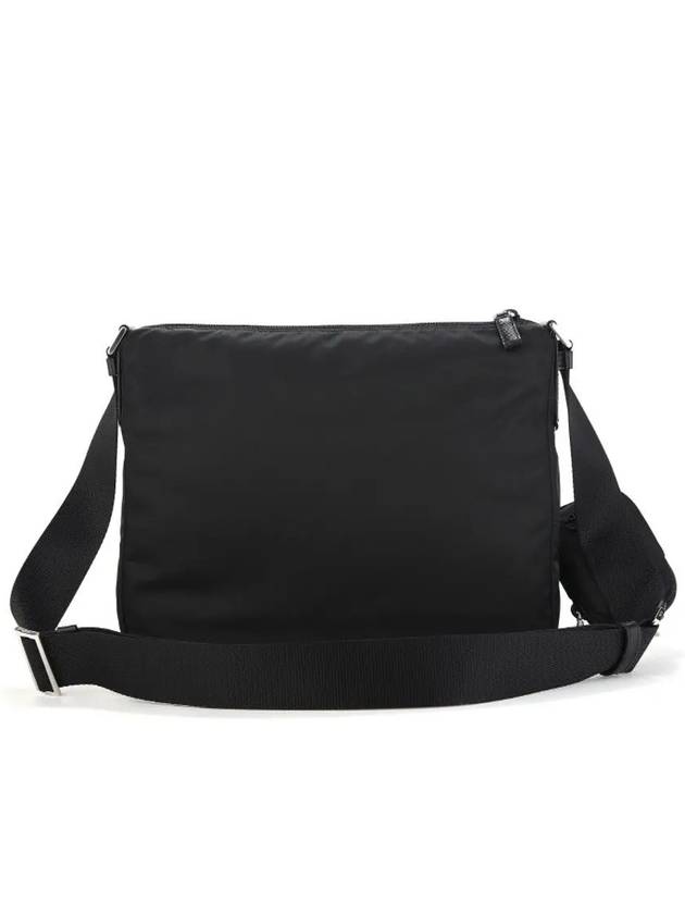 Triangle Logo Re-Nylon Pocket Cross Bag Black - PRADA - BALAAN 4